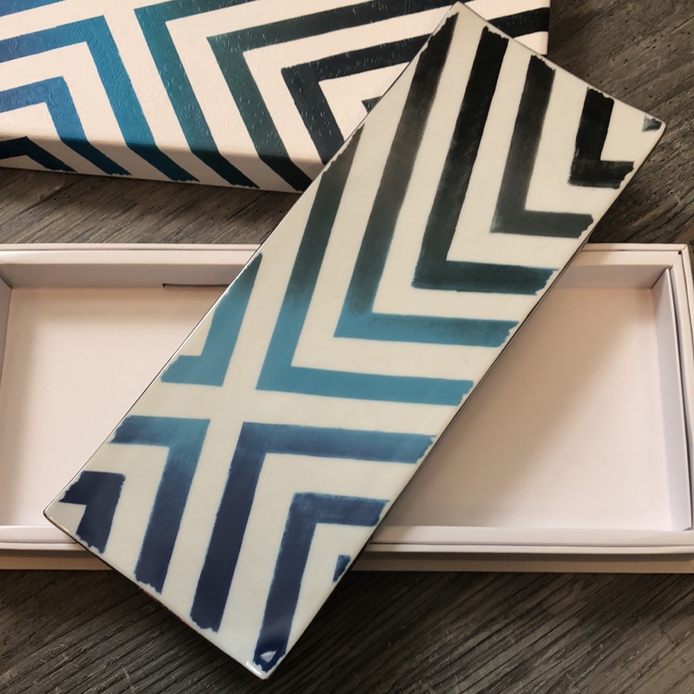 Christian Lacroix porcelain desk letter tray